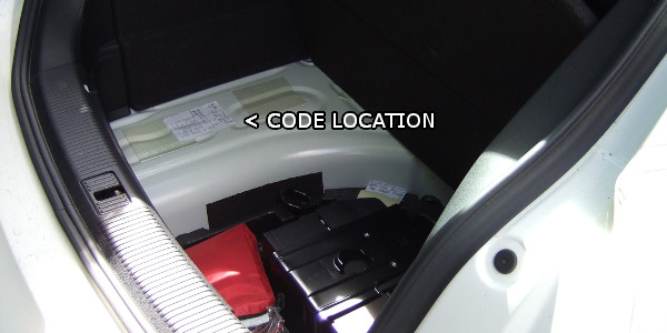 Audi color code sticker on the body – identify your vehicle’s paint.